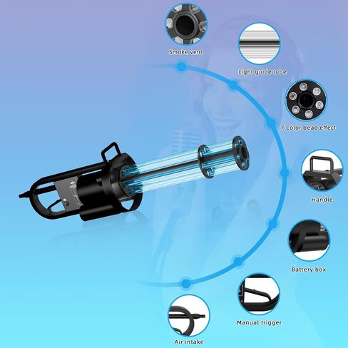 CO2 Cannon Smoke Machine ، LED CO2 Blaster مع أضواء RGB ، معدات التأثير الماكينة لآلة FOG CO2 in Kuwait