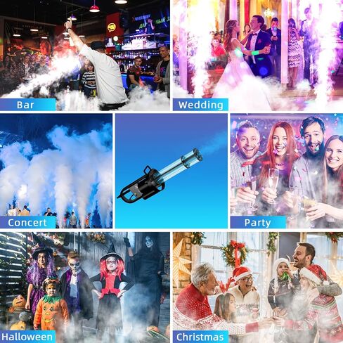 CO2 Cannon Smoke Machine ، LED CO2 Blaster مع أضواء RGB ، معدات التأثير الماكينة لآلة FOG CO2 in Kuwait