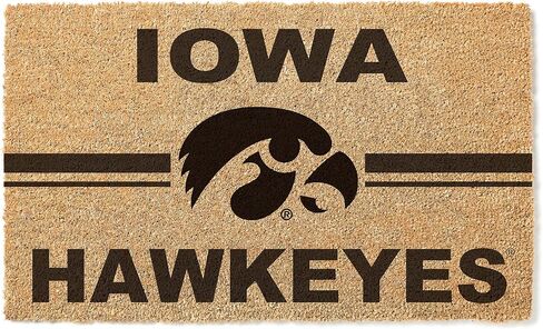 KH Sports Fan Iowa Hawkeyes Logo Team Coir Bosting ، Multi ، Multicolor (1063100271) in Saudi Arabia