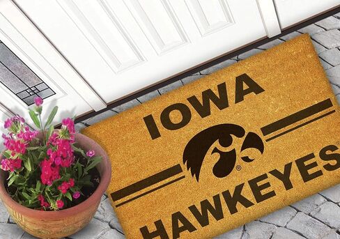 KH Sports Fan Iowa Hawkeyes Logo Team Coir Bosting ، Multi ، Multicolor (1063100271) in Saudi Arabia