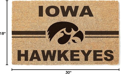 KH Sports Fan Iowa Hawkeyes Logo Team Coir Bosting ، Multi ، Multicolor (1063100271) in Saudi Arabia
