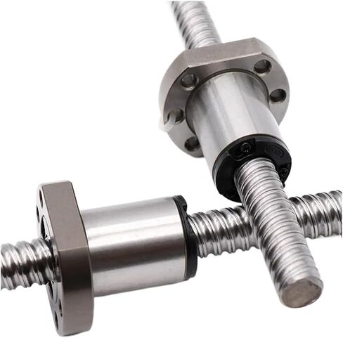 مجموعة المسمار المسمار كرة التحكم في الجوز المزدوج مجموعة 300-1000mm SFU2510 C7 نهاية BKBF20 إكسسوارات اقتران الدعم (750 مم) in Saudi Arabia