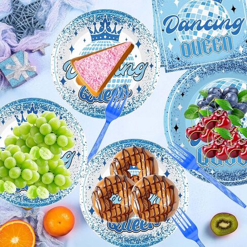 96 Pcs Tornado Birthday Party Decorations Boy, Grey Tornado 2nd Birthday Plates Napkins and Forks for 24 Guests, Weather Storm Theme Party Supplies for 2 Year Old Boy in Saudi Arabia