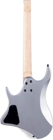 Grote Headless Guitar Solid Mahogany Body Canadian Maple Neck Model GRHL-03 (رمادي) in Saudi Arabia