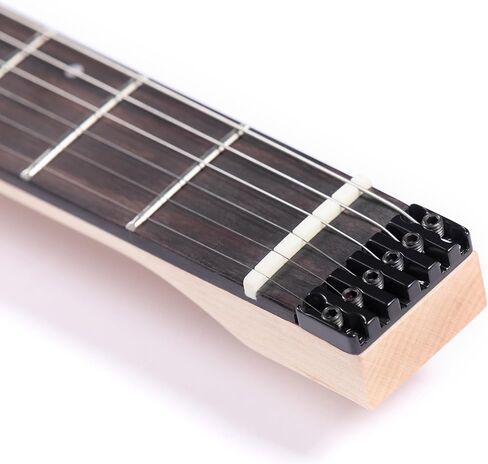 Grote Headless Guitar Solid Mahogany Body Canadian Maple Neck Model GRHL-03 (رمادي) in Saudi Arabia