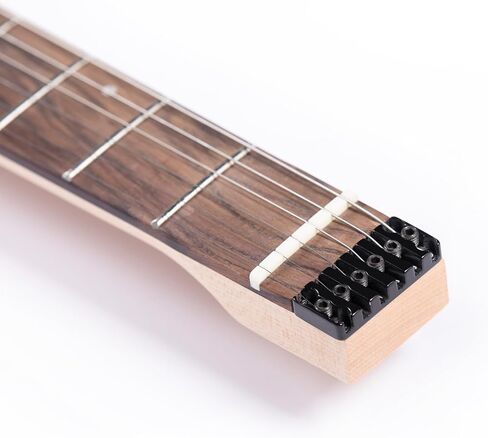Grote Headless Guitar Solid Mahogany Body Canadian Maple Neck Model GRHL-03 (رمادي) in Kuwait