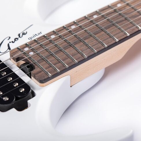 Grote Headless Guitar Solid Mahogany Body Canadian Maple Neck Model GRHL-03 (رمادي) in Kuwait