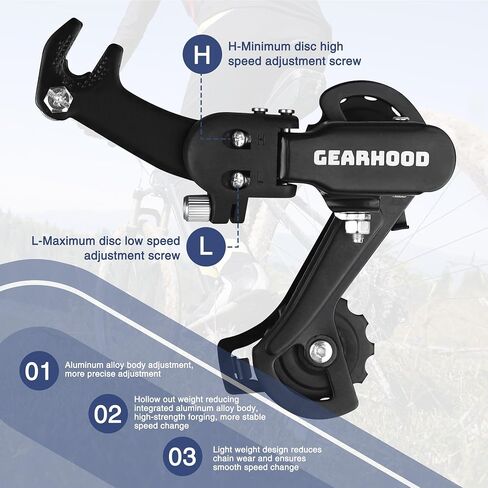 الخلفية Derailleur RD-TZ31-A/RD-TY21B 6/7 سرعة جبل مباشرة للدراجات الجبلية دراجة أطفال دراجة ثلاثية العجلات ركاب دراجة كروزر in Kuwait