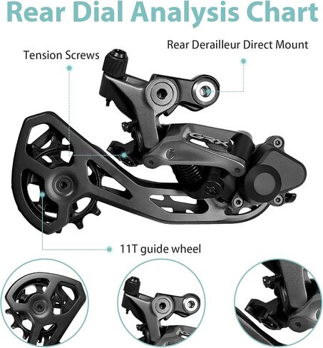 الدراجة الخلفية Derailleur RD-RX810/812 دراجة Derailleur 11 سرعة derailleur للدراجات الجبلية للدراجات على طريق الدراجات الجبلية in Kuwait