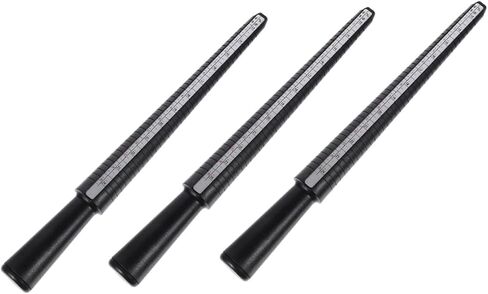 ARTIBETTER 3pcs Ring Mandrel Professional Jewelry Tool Set Ring Measurement Stick Gauge Easy to Use for Beginners Pros in Saudi Arabia