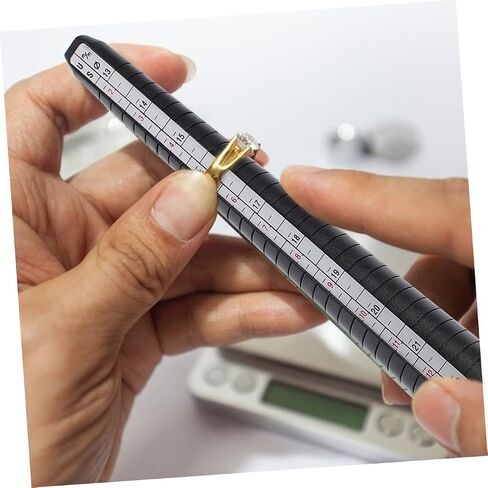 ARTIBETTER 3pcs Ring Mandrel Professional Jewelry Tool Set Ring Measurement Stick Gauge Easy to Use for Beginners Pros in Saudi Arabia