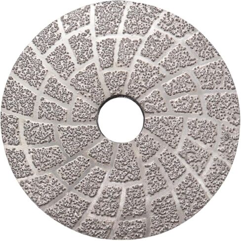 Vacuum Brazed Diamond Polishing Pads, 4 Inch Lippage Grinding Disc for Grantie Marble Concrete Ceramics, Grit 100 in Saudi Arabia