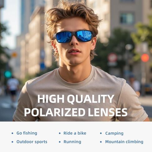 XVXV نظارات شمسية للرياضة XVXV للرجال - أحواض شمس الحماية من الأشعة فوق البنفسجية التفاف حول نظارات واقية لتشغيل الصيد in Kuwait