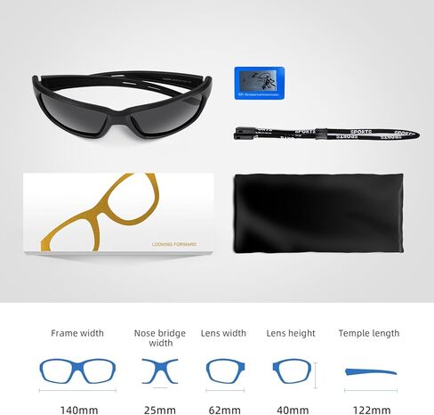 XVXV نظارات شمسية للرياضة XVXV للرجال - أحواض شمس الحماية من الأشعة فوق البنفسجية التفاف حول نظارات واقية لتشغيل الصيد in Kuwait