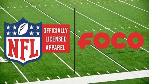 FOCO NFL للجنسين - البالغين مرخص رسميًا فريق Wordmark Color Big Logo Football Zip Closure 7L Lunch Bag - New York Giants in Saudi Arabia