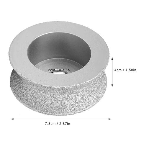 Grinding Disc 7.3cm Brazed Grinding Wheel Concave Abrasive Wheel Grinding Wheel for Stone Marble Granite(4.0cm) in Saudi Arabia