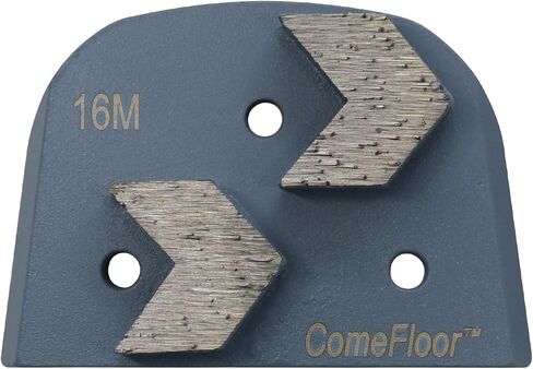 Concrete Floor Grinding Discs, Diamond Metal Grinding Tooling for Lavina Grinders, Concrete Preparation & Thin Epoxy Remove, Double Arrow Segments 16 Grit Soft Bond, Pack of 9 in Kuwait