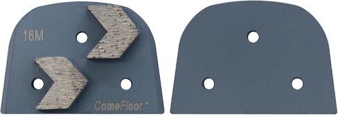 Concrete Floor Grinding Discs, Diamond Metal Grinding Tooling for Lavina Grinders, Concrete Preparation & Thin Epoxy Remove, Double Arrow Segments 16 Grit Soft Bond, Pack of 9 in Kuwait