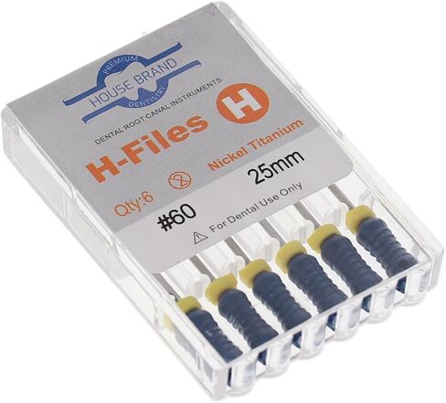 400429 HSB HEDSTROM ENDODONTIC FILES NITI 25MM #60 6/PK in Saudi Arabia
