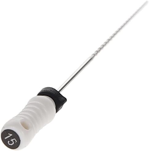 400484 HSB Hedstrom Endodontic Files 31mm #15 White Stainless Steel 6/Pk in Saudi Arabia