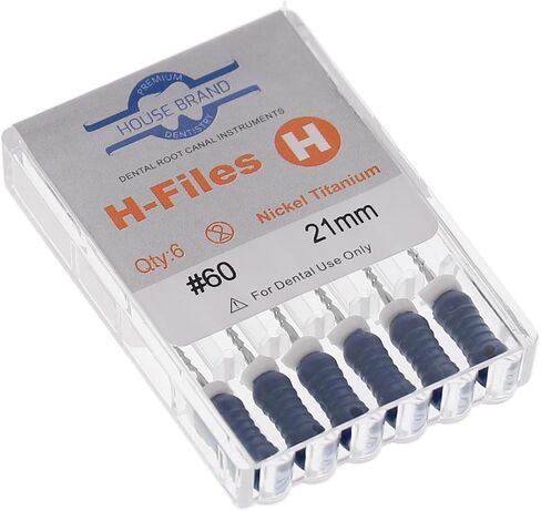 400413 HSB Hedstrom Endodontic Files NiTi 21mm #60 6/Pk in Saudi Arabia