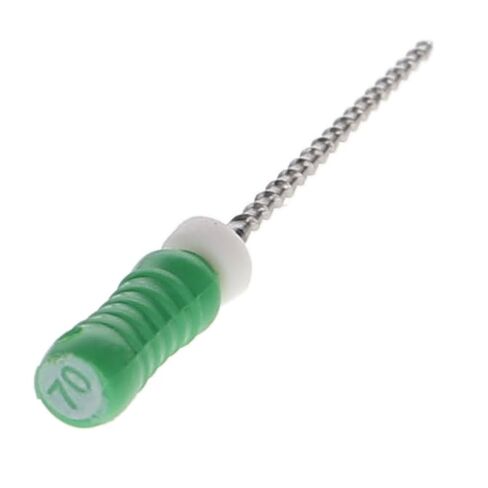 400463 HSB Hedstrom Endodontic Files 21mm #70 Green Stainless Steel 6/Pk in Saudi Arabia