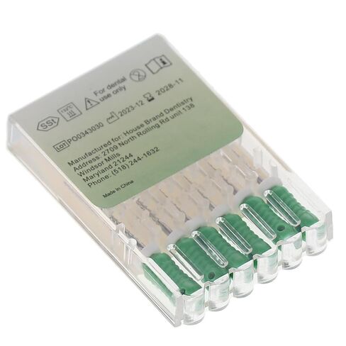 400463 HSB Hedstrom Endodontic Files 21mm #70 Green Stainless Steel 6/Pk in Saudi Arabia