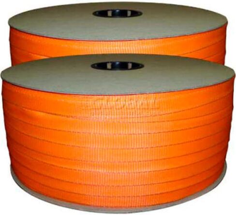 Kubinec CL-3427 0.75 in. Orange Woven Polyester Strap, 1650 ft. Coil - 3000 lbs System Strength - 2 Rolls per Case in Saudi Arabia