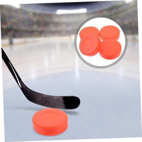 Toyandona 4pcs تدريبات على الهوكي الجليدية Pucks لاستخدام تصميم عالي الصلابة للبالغين in Kuwait