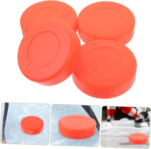 Toyandona 4pcs تدريبات على الهوكي الجليدية Pucks لاستخدام تصميم عالي الصلابة للبالغين in Kuwait