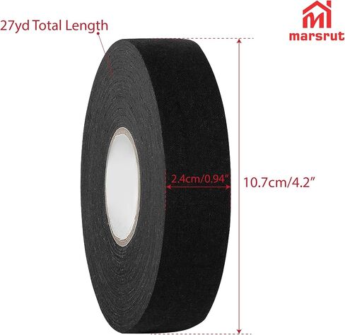 شريط عصا للهوكي خارج طوله 1 "× 162 قدم إجمالي ، 2pcs شريط الهوكي الأسود قبضة لمقابض القماش لاكروس البيسبول الرياضية الرياضية مضارب الخفافيش السحب البارز الأداة البستنة يدوي تسجيل اليد متعددة الأغراض in Saudi Arabia