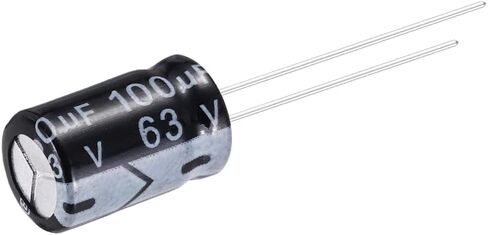 uxcell 220uF 50V 8x8mm Electrolytic Capacitor, Radial Leads Aluminum Capacitors for TV, LCD Monitor, VCD, 50Pcs in Saudi Arabia