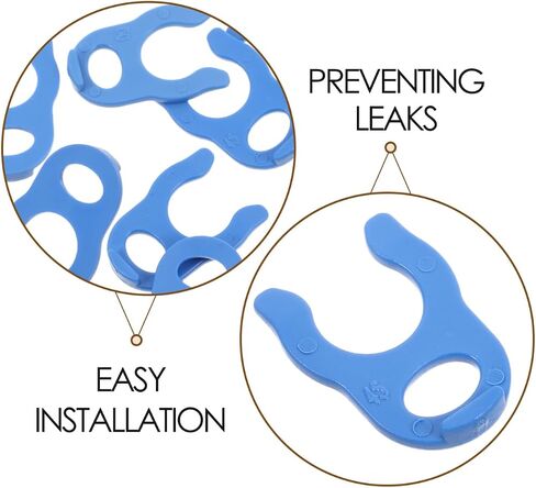Homoyoyo 10pcs Quick Connect Water Hose Fittings for Easy Install Clips for Secure Connections Leak-resistant Tubing Connectors Garden Hose Adapters in Saudi Arabia