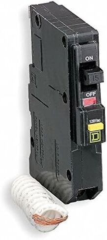 Square D Plug In Circuit Breaker, QO, Number of Poles 1, 25 Amps, 120VAC - QO125GFI in Saudi Arabia