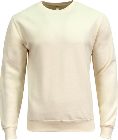 A4 Men's Long Sleeve Cotton Sweatshirt Athletic-Fit Crewneck Sweatshirt in Saudi Arabia