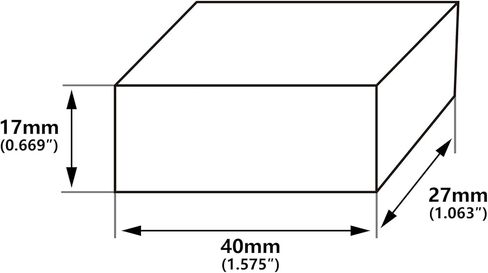 Banworks 40x27x17mm Bass Basse Leach Adjustment Foam Self-admansive Eva Foam for Pb p-bass pickup pack of 10 JT/Syqhm-01 in Kuwait