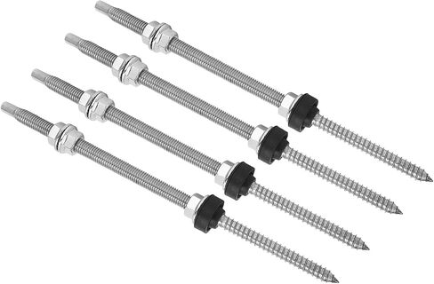 4pcs pv bracket برغي رأس مزدوج ، إكسسوارات التثبيت الكهروضوئية ، المسمار التثبيت الضوئي الفولاذ المقاوم للصدأ ، للتركيب in Saudi Arabia