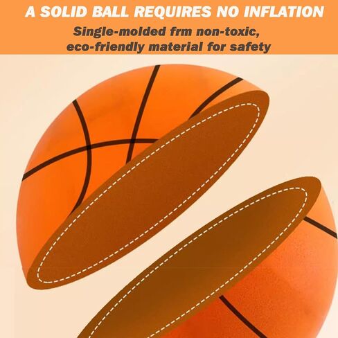 Silent Basketball No Noise Quiet Foam Dribble Dream Silent Basketball Upgrade Foam Indoor Training Quiet Ball for Dribbling Size 7 Silent Ball for Home & Indoor Activities in Saudi Arabia