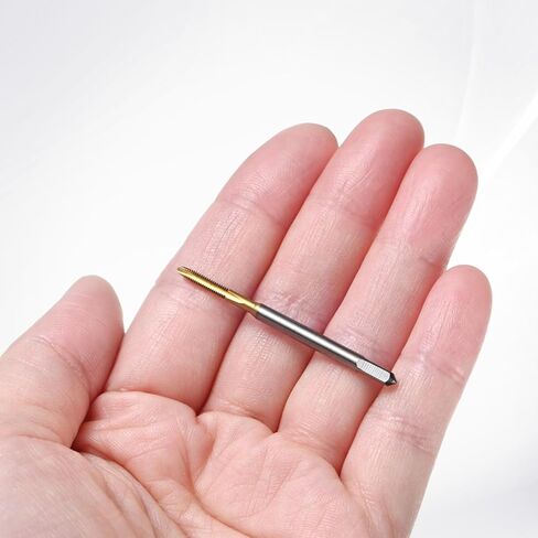 2-pack M3.5x0.6mm thour thread thour ، HSS التيتانيوم المطلي 56 مم طول مستقيم الفلوت يمين ترابط ترتيب المسمار لآلات الحفر/الطحن/أدوات آلة CNC in Kuwait