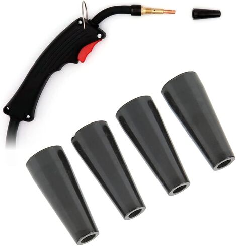 4 Pieces Flux Core Gasless Nozzle for MIG Welder 100L Heat Resistant MIG Welder Accessories Plastic Welder Self Protection Welding Parts in Saudi Arabia