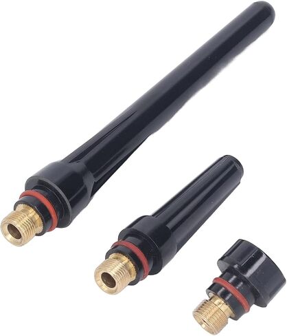 مجموعة ملحقات لحام TIG 68pcs بما في ذلك الزجاج كوب موصل القطب الكهربائي PTFE الأمامي مناسبة ل WP 17 18 26 مدافع لحام in Saudi Arabia