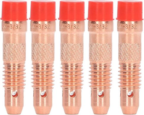 5 أجهزة كمبيوتر عالية القوة المعيارية المحترفة TIG TIG Torch Torch Excessories Collet Body Copper Material مناسبة لـ WP 17 18 26 Argon Arc Welding Gun in Saudi Arabia