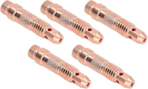 5 أجهزة كمبيوتر عالية القوة المعيارية المحترفة TIG TIG Torch Torch Excessories Collet Body Copper Material مناسبة لـ WP 17 18 26 Argon Arc Welding Gun in Saudi Arabia
