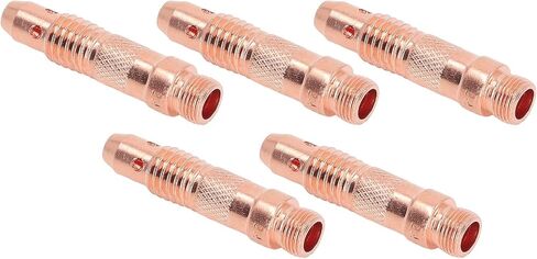5 أجهزة كمبيوتر عالية القوة المعيارية المحترفة TIG TIG Torch Torch Excessories Collet Body Copper Material مناسبة لـ WP 17 18 26 Argon Arc Welding Gun in Saudi Arabia