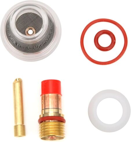 Professional TIG Welding Accessory Kit Gas Lens Ceramic Sleeve Glass Cup Assembly Enhance Welding Efficiency and Protection for WP-17/18/26) in Saudi Arabia