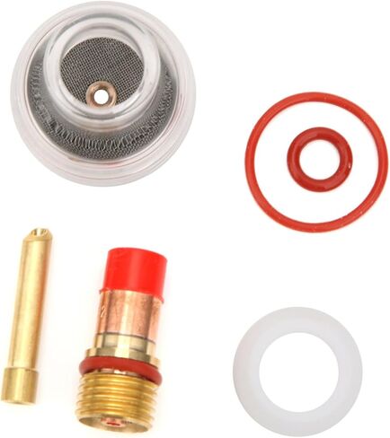 Professional TIG Welding Accessory Kit Gas Lens Ceramic Sleeve Glass Cup Assembly Enhance Welding Efficiency and Protection for WP-17/18/26) in Saudi Arabia