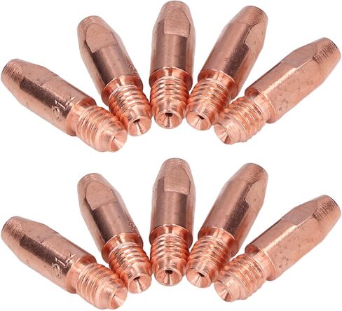 10pcs تلميح نصائح النحاس الموصلة باستبدال الملحقات الشعلة اللحام مثالية لمعظم معدات اللحام مع الموصلية الممتازة والارتداء in Saudi Arabia