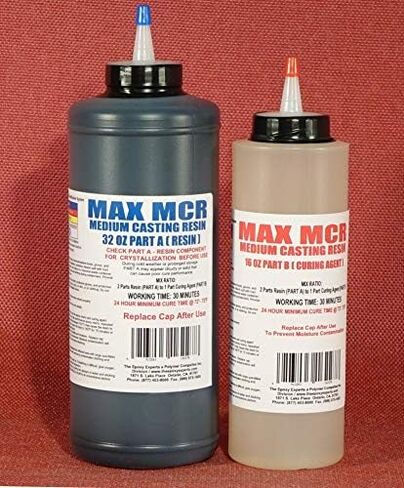 MAX MCR A/B Electronic Grade Epoxy Potting Compound, 48 Fluid Ounce Kit, Electronic Grade, Sealing, Waterproofing, Insulating, Circuit Masking in Saudi Arabia