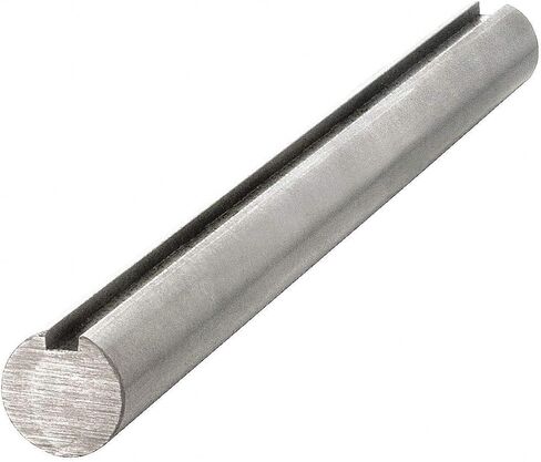 Carbon Steel Grade 1045 Keyed Shaft, 2-3/16" Diameter, 1/2" x 1/4" Keyway, 6" Length - 2 3/16 GKS-1045-6 in Saudi Arabia