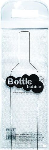 True Bottle Bubble Protector XL - Reusable Liquor Pouch Bag for Travel, Sealable Wine Shipping Bubble Wrap, Packing Sleeve Carrier for Magnum, Champagne Bottles - Fits 1 Standard Bottle in Saudi Arabia
